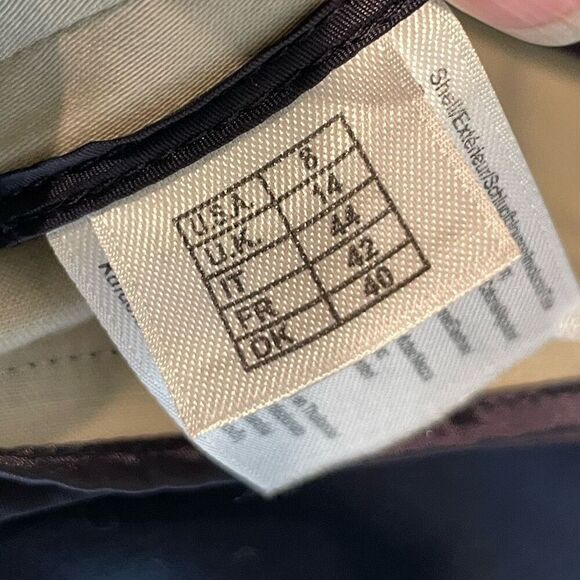 Brooks Brothers Navy Blue Beige Stretch 346 Sleeveless Sheath Dress Size 8 - Picture 5 of 7